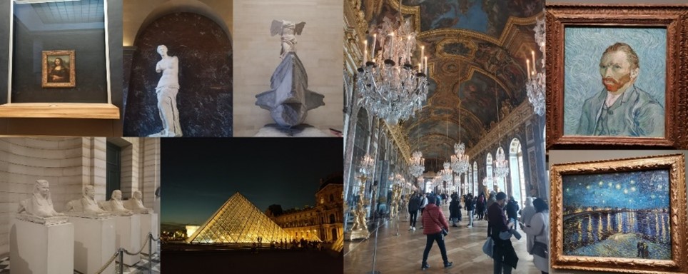 图3. 卢浮宫、凡尔赛宫、奥赛博物馆
